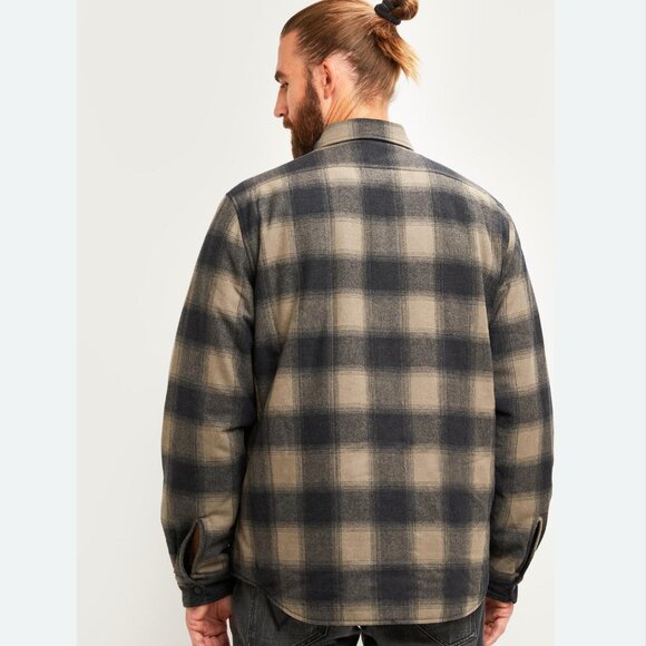 8848 Altitude Telluride Wool Over Plaid Overshirt Chore Jacket Barn Coat Size S - Picture 2 of 12